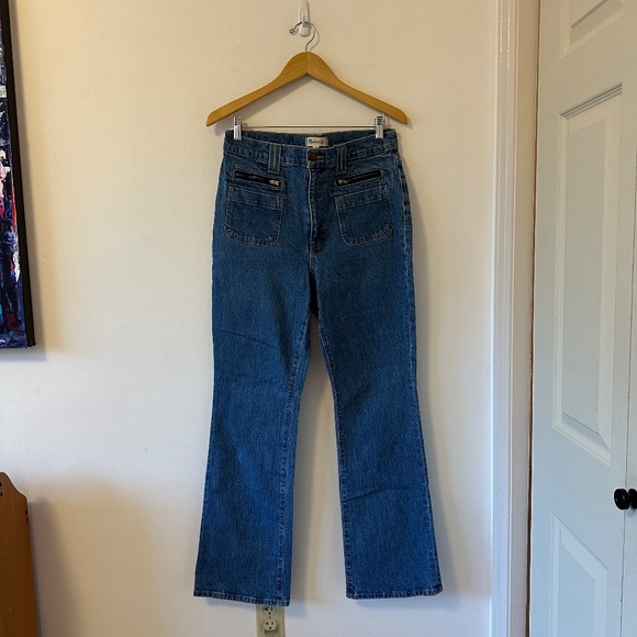 Madewell The Perfect Vintage Flare Patch Pocket Jeans | Size 30 - Picture 6 of 15
